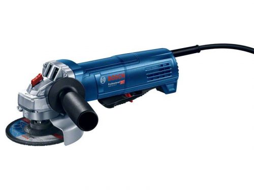 BOSCH Sarokcsiszoló 125 mm GWS 9-125 P PROtection kapcsolós, kartondobozban / 900 W