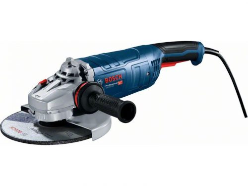 BOSCH Sarokcsiszoló 180 mm GWS 24-180 P PROtection kapcsoló, kartondobozban / 2400 W