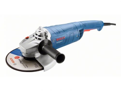 BOSCH Sarokcsiszoló 230 mm GWS 2200 P PROtection kapcsoló, kartondobozban / 2200 W