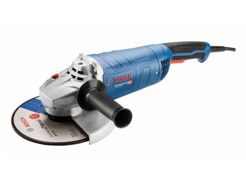 BOSCH Sarokcsiszoló 230 mm GWS 2400 P PROtection kapcsoló, kartondobozban / 2400 W