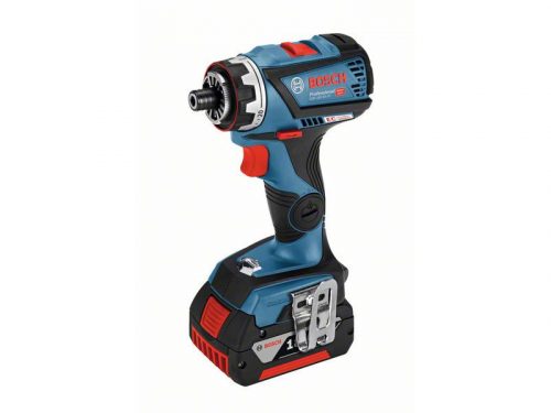 BOSCH GSR 18V-60 FC Akkus fúrócsavarozó (2x5,0Ah) + FlexiClick adapter készlet L-Boxx-ban