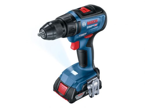 BOSCH GSR 18V-50 Akkus fúrócsavarozó (2x5,0Ah) L-Boxx-ban