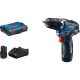 BOSCH GSR 12V-35 Akkus fúrócsavarozó (2x3,0Ah) L-Boxx-ban