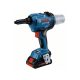 BOSCH GRG 18V-16 C Akkus popszegecselő 2 x ProCORE18V 4.0 Ah akkuval, 1 x GAL 18V-40 gyorstöltőve