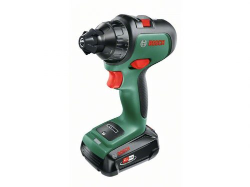 BOSCH AdvancedDrill 18 Akkus fúrócsavarozó + Tokmányadapter (2x2,5Ah) kofferben