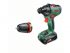 BOSCH AdvancedDrill 18 Akkus fúrócsavarozó + Tokmányadapter (2x2,5Ah) kofferben