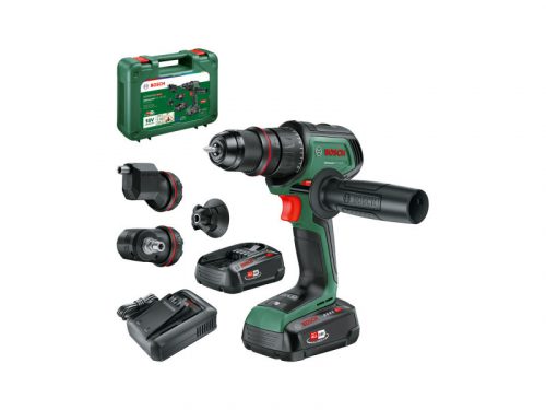 BOSCH Akkus fúrócsavarozó AdvancedDrill 18V-80 Quicksnap + adapterek 78 Nm (2 x 2,5 Ah + töltő)