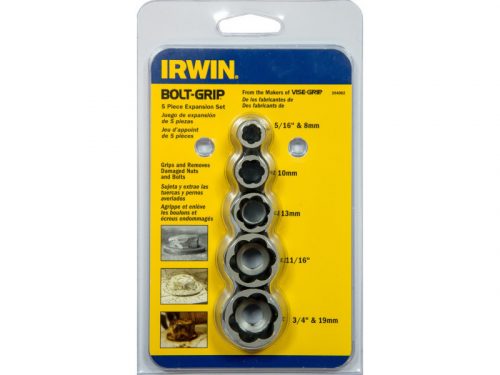 IRWIN Bolt-Grip Roncsolt csavarfej leszedő készlet 5 részes