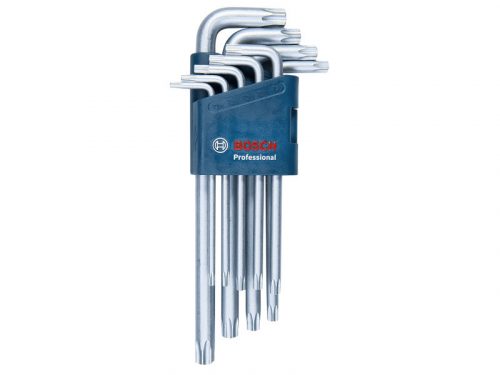 BOSCH Torx kulcs készlet 9 részes T10-T50 S2