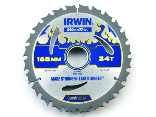 IRWIN Fűrésztárcsa fához 165 x 30 mm / 24T