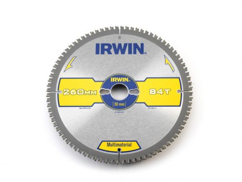 IRWIN Fűrésztárcsa Multi 260 x 30 mm / 84T