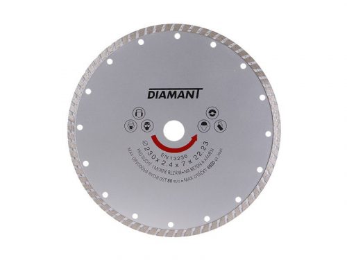 DIAMANT Gyémánt vágókorong 230 x 2,4 x 7,0 x 22,2 mm turbo