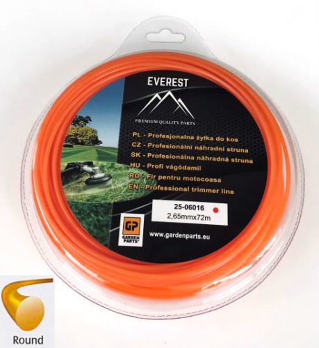 VÁGÓDAMIL KEREK 2,65mm 72M EVEREST