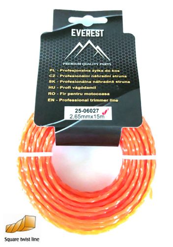 VÁGÓDAMIL TWIST 2,65mm 15M EVEREST