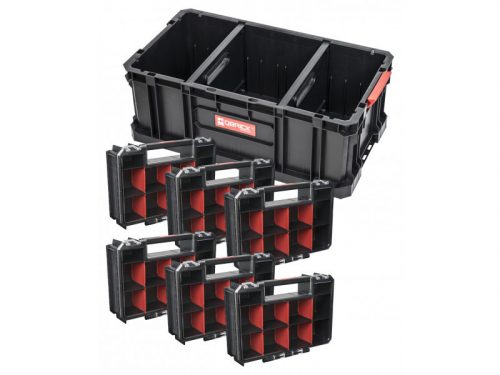 QBRICK SYSTEM TWO Szerszámosláda FLEX 200 + 6 db organiser multi