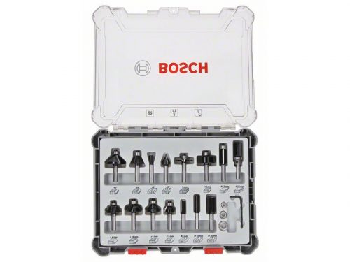 BOSCH Marószár készlet befogatás: 8 mm, 15 db