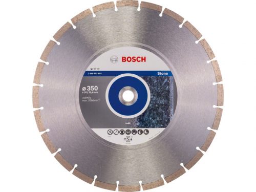 BOSCH Gyémánt vágókorong 350 x 3,1 x 10 x 20,0/25,4 mm szegmentált Standard for Stone