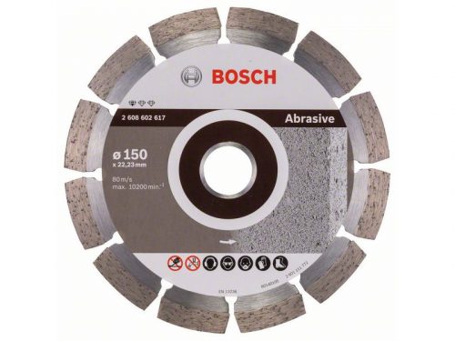 BOSCH Gyémánt vágókorong 150 x 2,0 x 10,0 x 22,2 mm szegmentált Professional for Abrasive