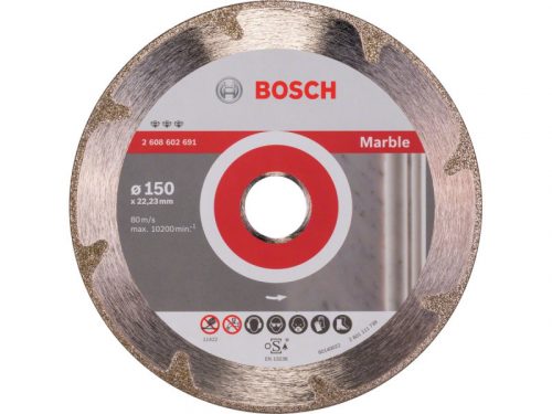 BOSCH Gyémánt vágókorong 150 x 2,2 x 3,0 x 22,2 mm folytonos Best for Marble