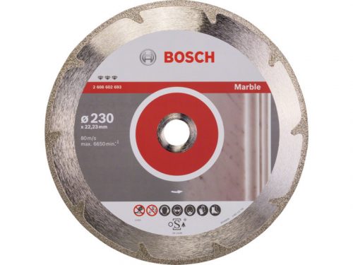 BOSCH Gyémánt vágókorong 230 x 2,2 x 3,0 x 22,2 mm folytonos Best for Marble