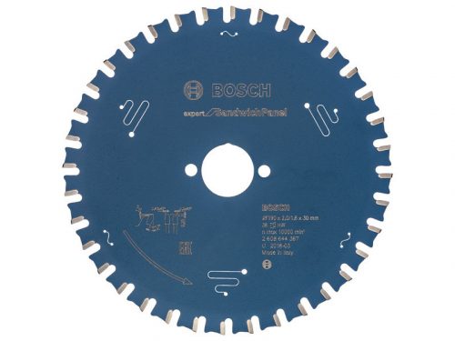 BOSCH Fűrésztárcsa szendvicspanelhez 190 x 30 x 2,0 mm / 36T HLTCG