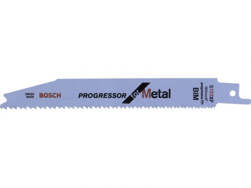 BOSCH Szablyafűrészlap fémre S 123 XF 150 mm / 8-18TPI bimetál Progressor for Metal (2 db)