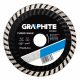 Graphite Gyémánt vágókorong 115MM TURBO HŰTŐBORDÁS 57H632