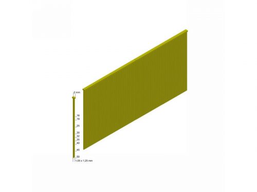 MILWAUKEE Fejnélküli szeg M18 FN18GS-hez 18G / 16 mm 0° galvanizált (10000 db/cs)