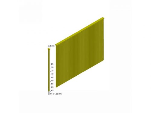 MILWAUKEE Fejnélküli szeg M18 CN16GA-hoz 16G / 32 mm 20° galvanizált (2000 db/cs)