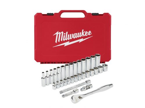 MILWAUKEE Dugókulcs készlet 32 részes 3/8" 6-19 mm