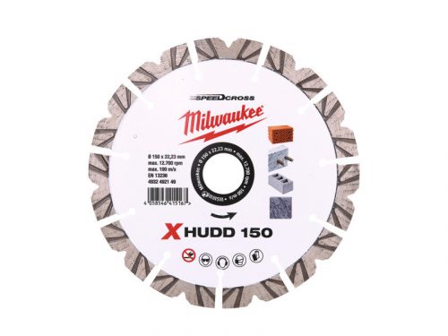 MILWAUKEE Gyémánt vágókorong 150 x 2,6 x 12 x 22,2 mm szegmentált XHUDD