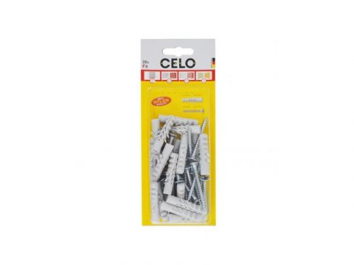 CELO NF 8 szárnyas dübel + 5 x 50 facsavar (20 db)