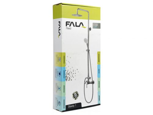 FALA Zuhanyoszlop inox Steely1