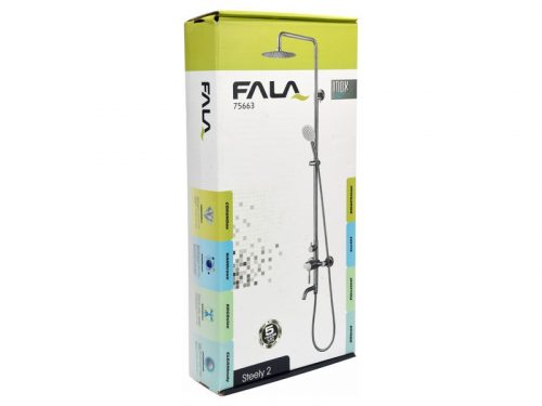 FALA Zuhanyoszlop inox Steely2