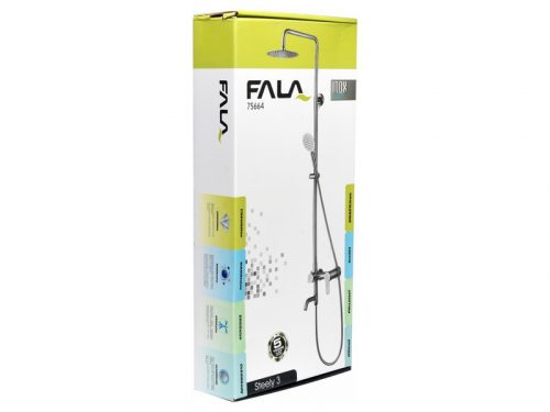 FALA Zuhanyoszlop inox Steely3