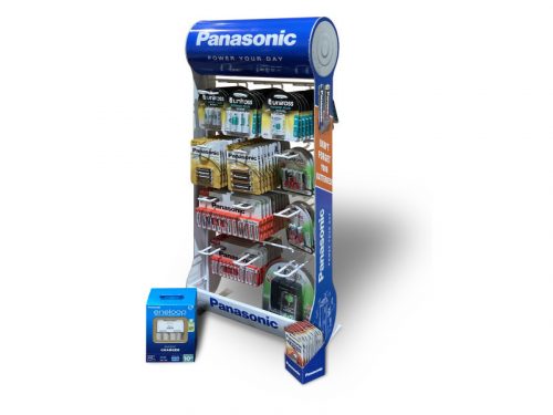 PANASONIC Belépő pult display 12 féle termékkel (100 részes)