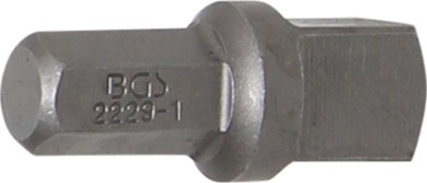 BGS Behajtófej-racsni adapter | Külső hatszögletű 8 mm (5/16") - 10 mm (3/8") | 30 mm