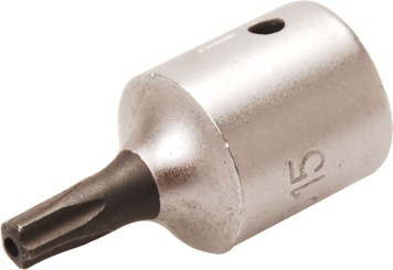 BGS Behajtófej | 6,3 mm (1/4") | TS-profil (Torx Plus) TS15 furattal