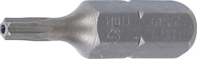 BGS Behajtófej | Hossz 25 mm | Külső hatszögletű 6,3 mm (1/4") | T-profil (Torx) T10 furattal