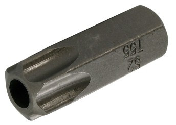 BGS Behajtófej | Hossz 30 mm | Külső hatszögletű 10 mm (3/8") | T-profil (Torx) T55 furattal