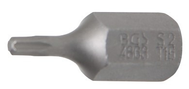 BGS Behajtófej | Hossz 30 mm | Külső hatszögletű 10 mm (3/8") | T-profil (Torx) T15