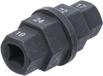 BGS Motorkerékpár speciális betét | 10 mm (3/8") | 17 - 19 - 22 - 24 mm