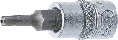 BGS Behajtófej | 6,3 mm (1/4") | TS-profil (Torx Plus) TS15 furattal