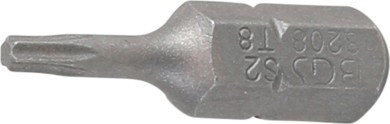 BGS Behajtófej | Hossz 25 mm | Külső hatszögletű 6,3 mm (1/4") | T-profil (Torx) T8