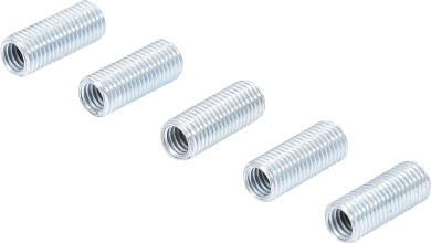 BGS Menetjavító hüvely | Belső menet M6 x 1,0 mm / Külső menet M8 x 1,0 mm | 5 darabos