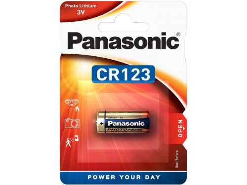 PANASONIC CR123 lítium fotóelem 3 V