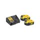 DEWALT XR Akkumulátor és töltő szett (2 x 5 Ah) DCB115P2