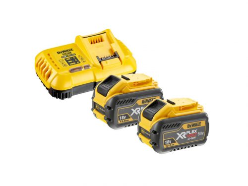 DEWALT FlexVolt Akkumulátor és gyorstöltő szett 18 V (2 x 12 Ah akku) DCB118Y2