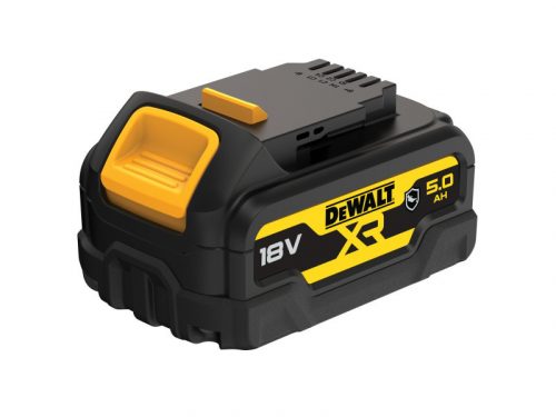 DEWALT Powerstack gumírozott akkumulátor 18 V / 5 Ah DCB184G