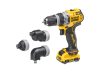 DEWALT Akkus fúrócsavarozó cserélhető fejjel 12 V (2 x 3 Ah + töltő + TSTAK) DCD703L2T